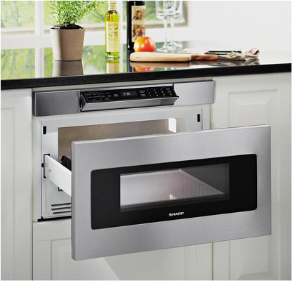 SMD3070ASY Microwave Drawer Oven, 30-Inch, 1.2 Cubic Feet, 950 Watt, Concealed Angled Touch Control Panel with Digital LCD Display, Stainless Steel | 950 Watt, Concealed Angled Touch Control Panel, Digital LCD Display, Stainless Steel9
