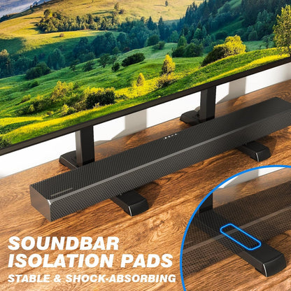 Table Top TV Stand with Height Adjustable TV Legs for 37-90 Inch Tvs | TV Stands Base with Cable Management for Flat/Curved Tvs, Steel TV Feet Replacement Holds up to 150 Lbs, Max VESA 800X600Mm5
