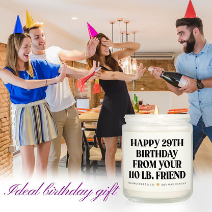 Funny Best Friend Birthday Gifts for Women- Handmade Lavender Candle2