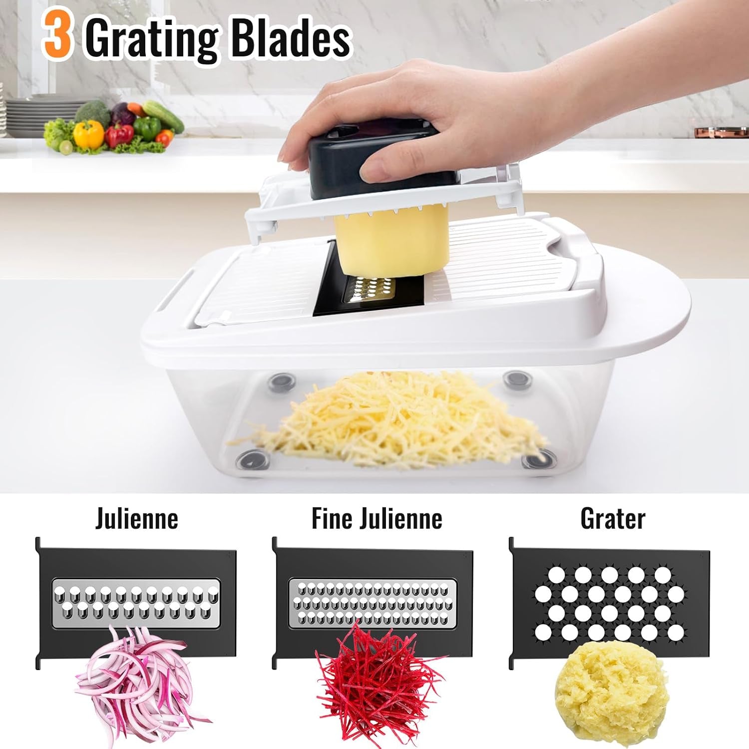 12-blade-cook-tool-gadget-sets-chopper-slicer-grater-set-white-vegetable-chopper-mandoline-slicer-food-grater-with-container-for-onion-veggie-salad