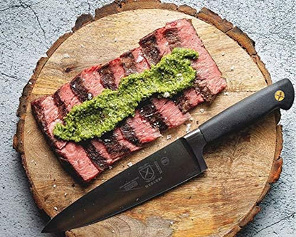 M20608 Genesis 8-Inch Chef'S Knife,Black2