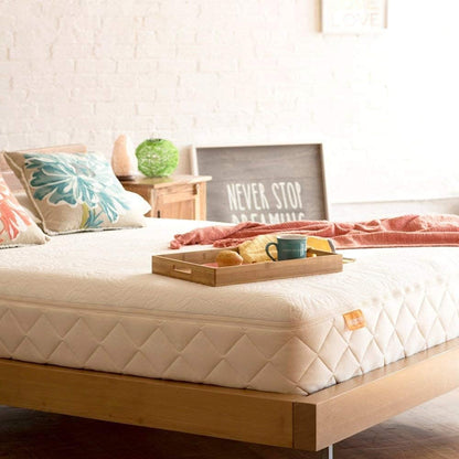 Organic Hybrid Mattress - Natural Latex Mattress with Encased Coil Layers - Medium Firm, Pressure Relieving - Bed-In-A-Box - King4