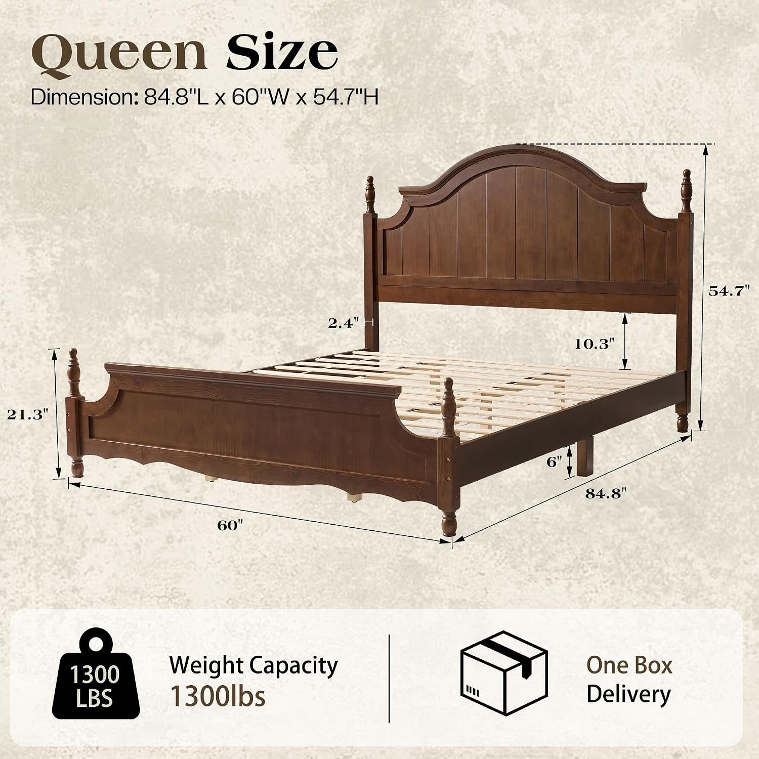 queen-size-solid-wood-poster-bed-55-arched-headboard-dark-walnut