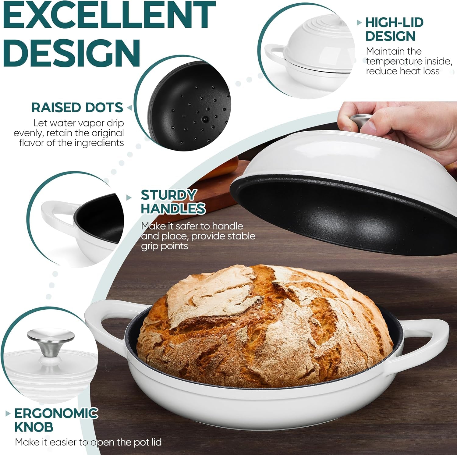 dutch-oven-for-sourdough-bread-baking-6-qt-round-enameled-cast-iron-dutch-oven-for-homemade-artisan-bread-dome-lid-shallow-base-matte-black-interior-durable-oven-safe-to-500-white