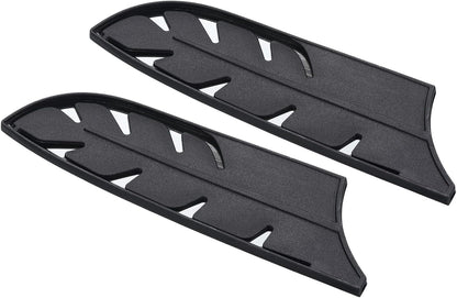 Plastic Safety Knife Cover Sleeves for 7" Santoku Knife, 2 Pack Knives Edge Guard Blade Protector Universal Knife Sheath for Kitchen, Black1