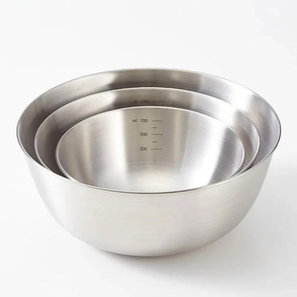 3 Piece Mixing Bowls Set, Stainless Steel Mixing Bowls, Ideal for Baking, Cooking & Food Prep1