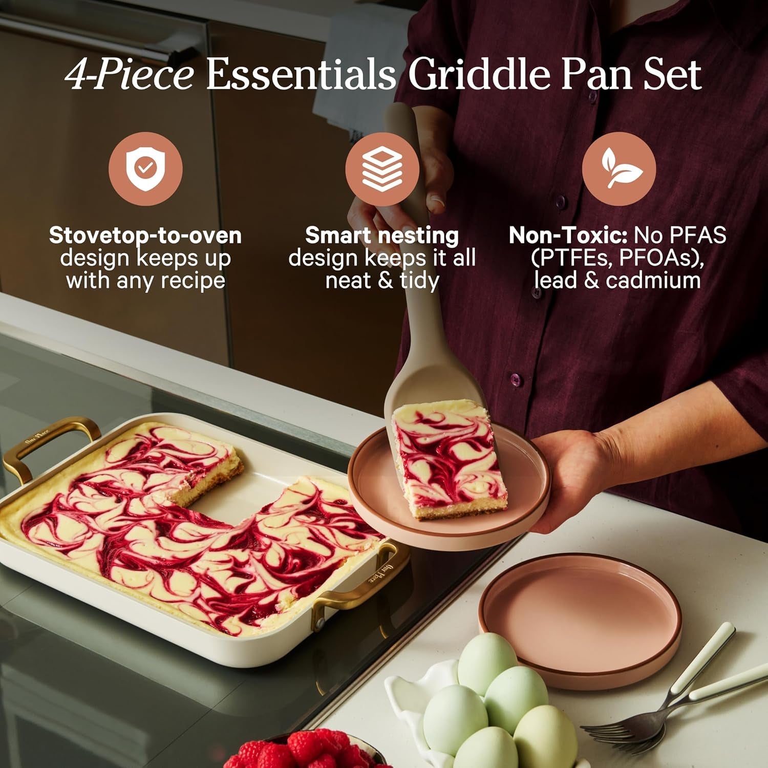 our-place-essentials-griddle-pan-set-4-piece-nonstick-ceramic-cookware-pfas-free-ceramic-griddle-pan-for-stove-top-standard-and-mini-pans-reusable-silicone-oven-mats-oven-safe-to-450-f