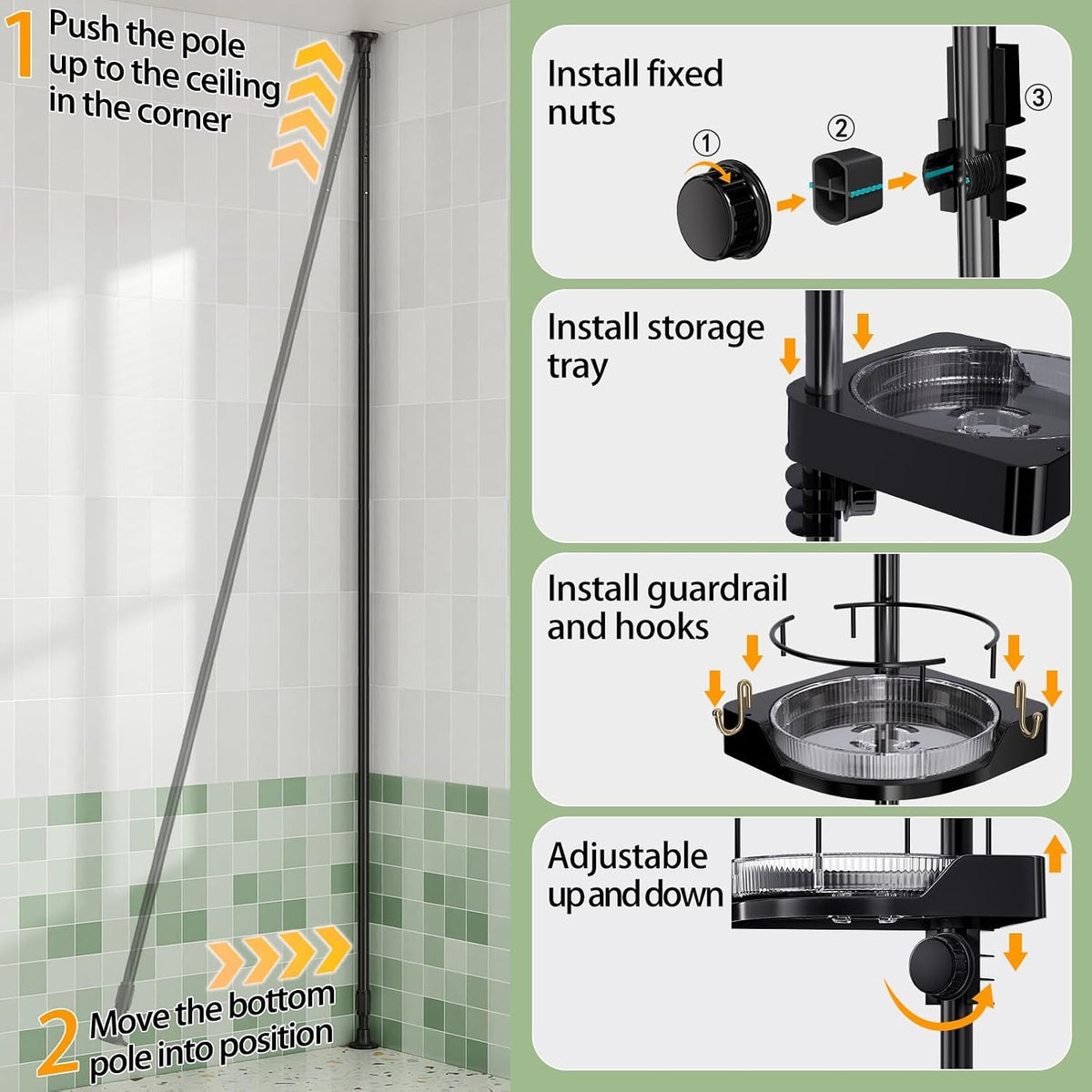 360-rotating-corner-shower-caddy-tension-pole-organizer-black