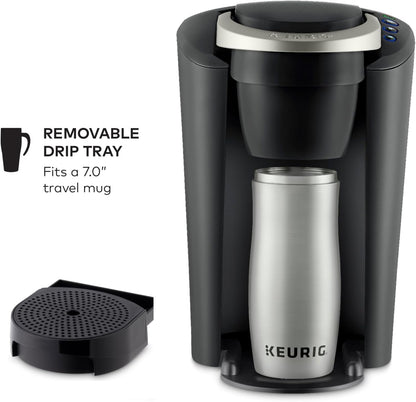 K-Compact Single-Serve K-Cup Pod Coffee Maker, with 3 Brew Sizes, Smart Start Feature, 36Oz Removable Reservoir, Black3