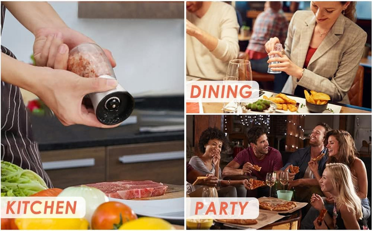 original-stainless-steel-salt-or-pepper-grinder-top-spice-mill-with-ceramic-blades-brushed-stainless-steel-and-adjustable-coarseness-by-pepper-grinder-single-package