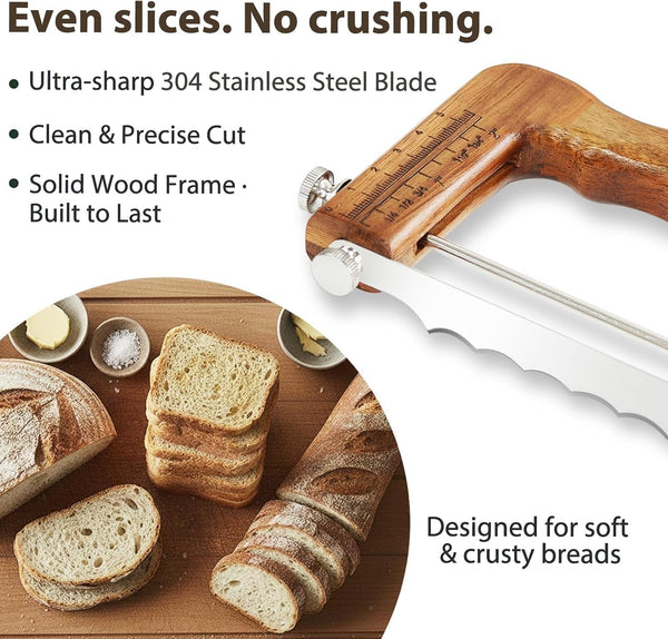 Adjustable Bread Slicer for Homemade Bread & Sourdough4