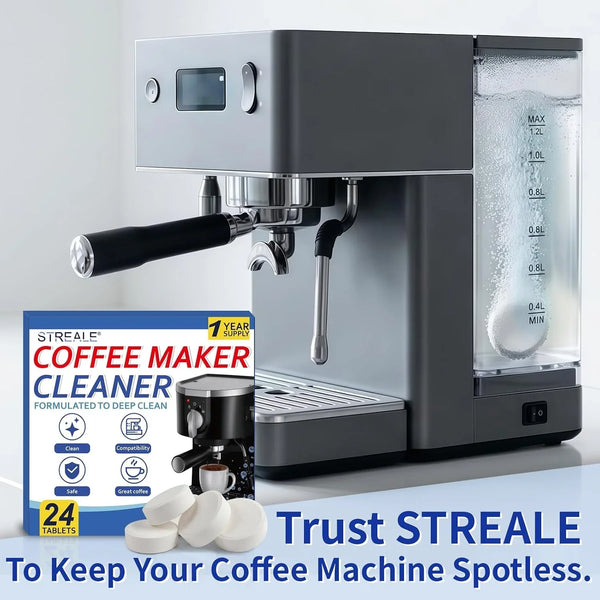 Coffee Machine Cleaner & Descaler Tablets - 24 Pack, Compatible with Nespresso, Keurig, Ninja, Delonghi, Miele, Breville, Philips & All Major Brands, for Coffee Maker Pot, Espresso & Drip Machines9