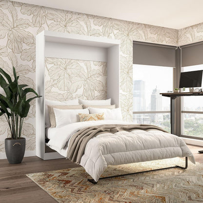 Full Murphy Bed, White, Pur, 59W2