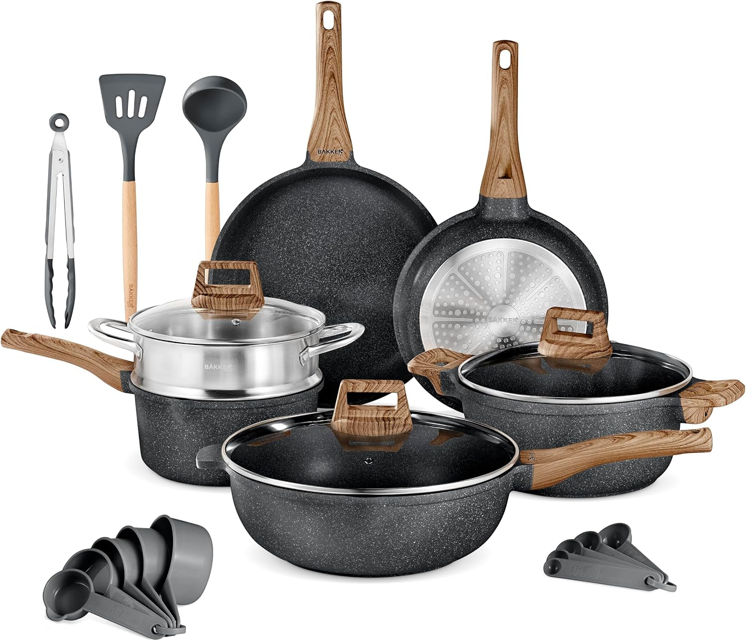 bakken-swiss-14-piece-kitchen-cookware-set-granite-non-stick-eco-friendly-pfoa-pfos-and-ptfe-free-for-all-stoves-oven-safe-marble-coatin