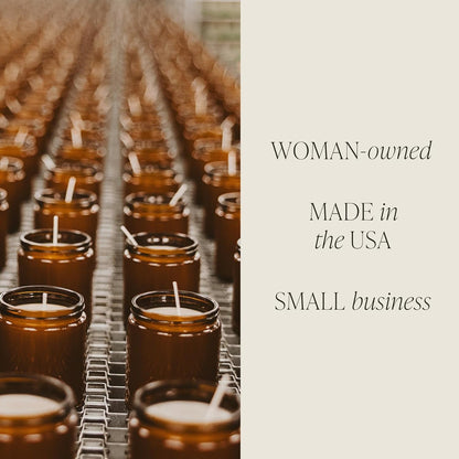 Warm & Cozy Candle, 9Oz Amber Glass Jar, Winter Scents9