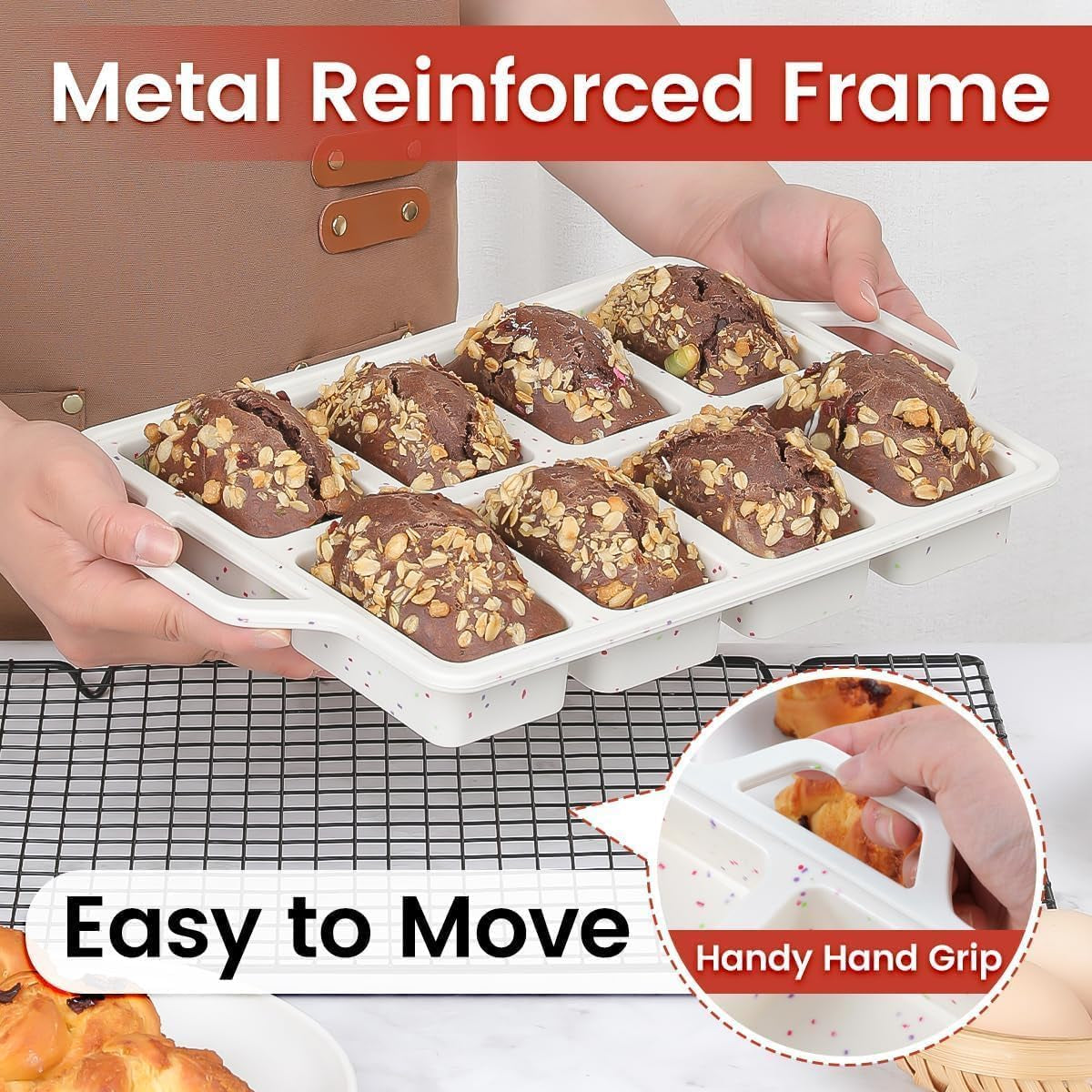 mini-loaf-pan-metal-reinforced-silicone-mini-bread-loaf-pan-nonstick-cornbread-pan-8-cavities-silicone-molds-for-baking-bread-loaf-meatloaf-brownie-butter