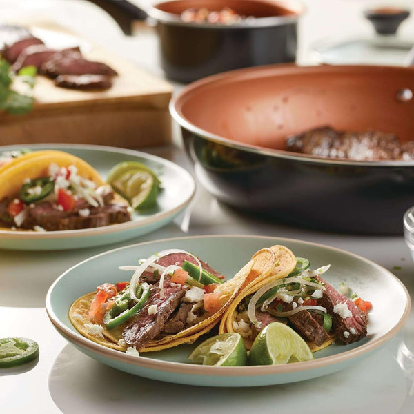 10365 Glide Dishwasher Safe Nonstick Cookware Set / Pots and Pans Set - 11 Piece, Black7