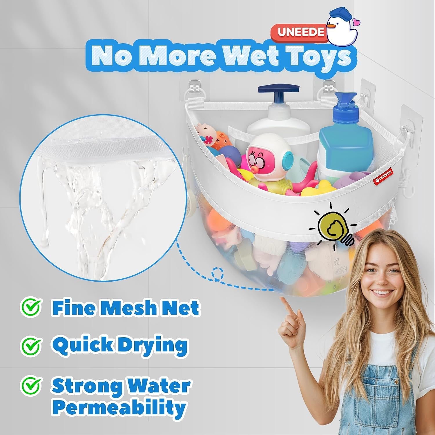 4-32-gallons-corner-mounted-bath-toy-storage-holder-mesh-shower-caddy-for-bathtub-organizer-quick-dry-holder