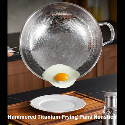 Titanium Wok with Lid,Titanium Wok Pan for Cooking,14Inch Non Stick Wok Pan with Steamer Basket,No Coating Titanium Frying Pans,Pfas/Pfoa/Ptfe Free Cookware4