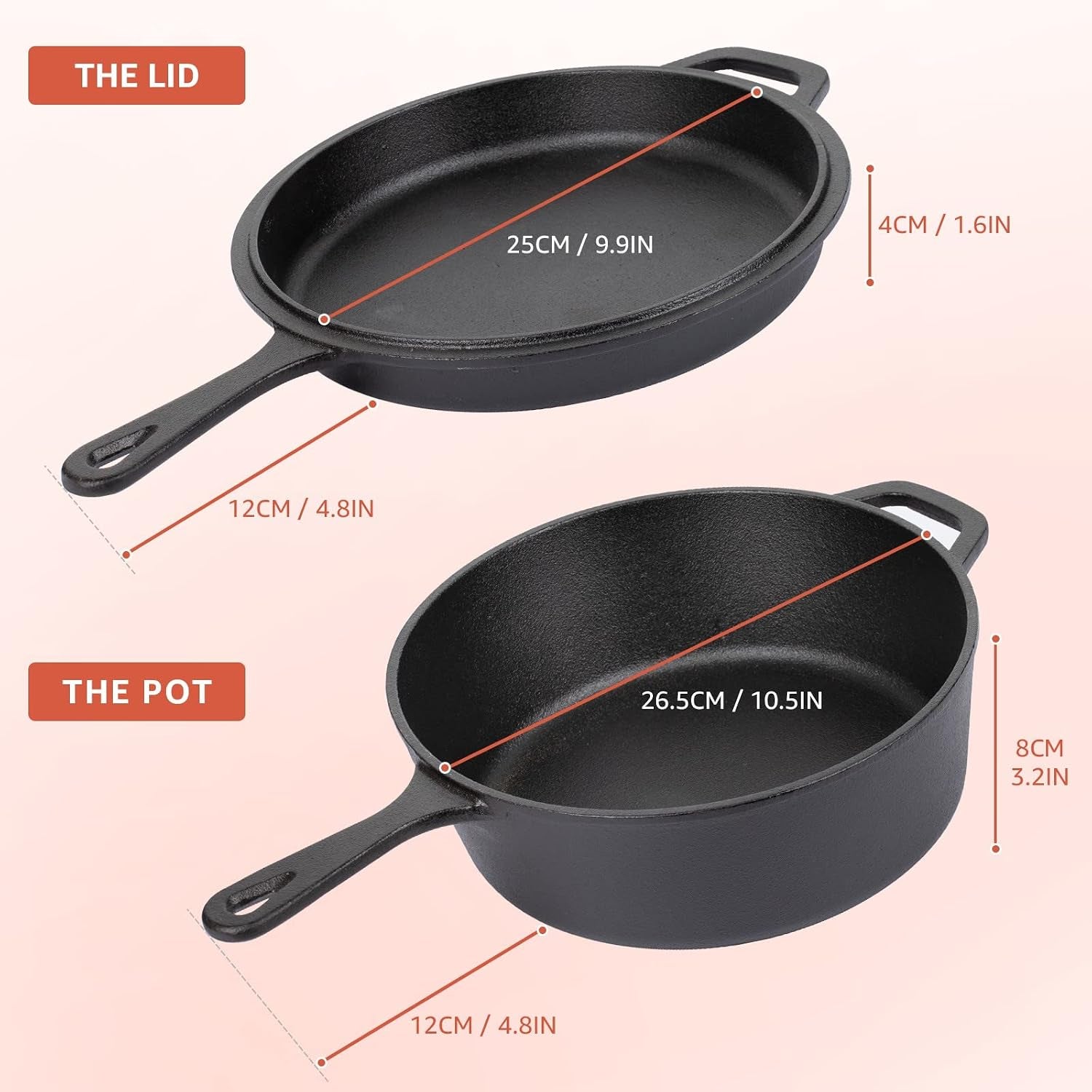 2-in-1-cast-iron-dutch-oven-3-2qt-deep-pot-with-lid-recipe-10-5-cast-iron-skillet-with-frying-pan-pre-seasoned-dutch-oven-multi-cooker-oven-safe-cookware-for-grill-camping-stewing