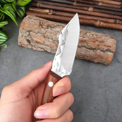 Meat Cleaver,Cleaver Knife 3 Inch Kitchen Knife Stainless Steel Boning Butcher Knife Meat Cleaver Fishing Knife Forged Chef Knife Cooking Tools, LAMAJIGA58447