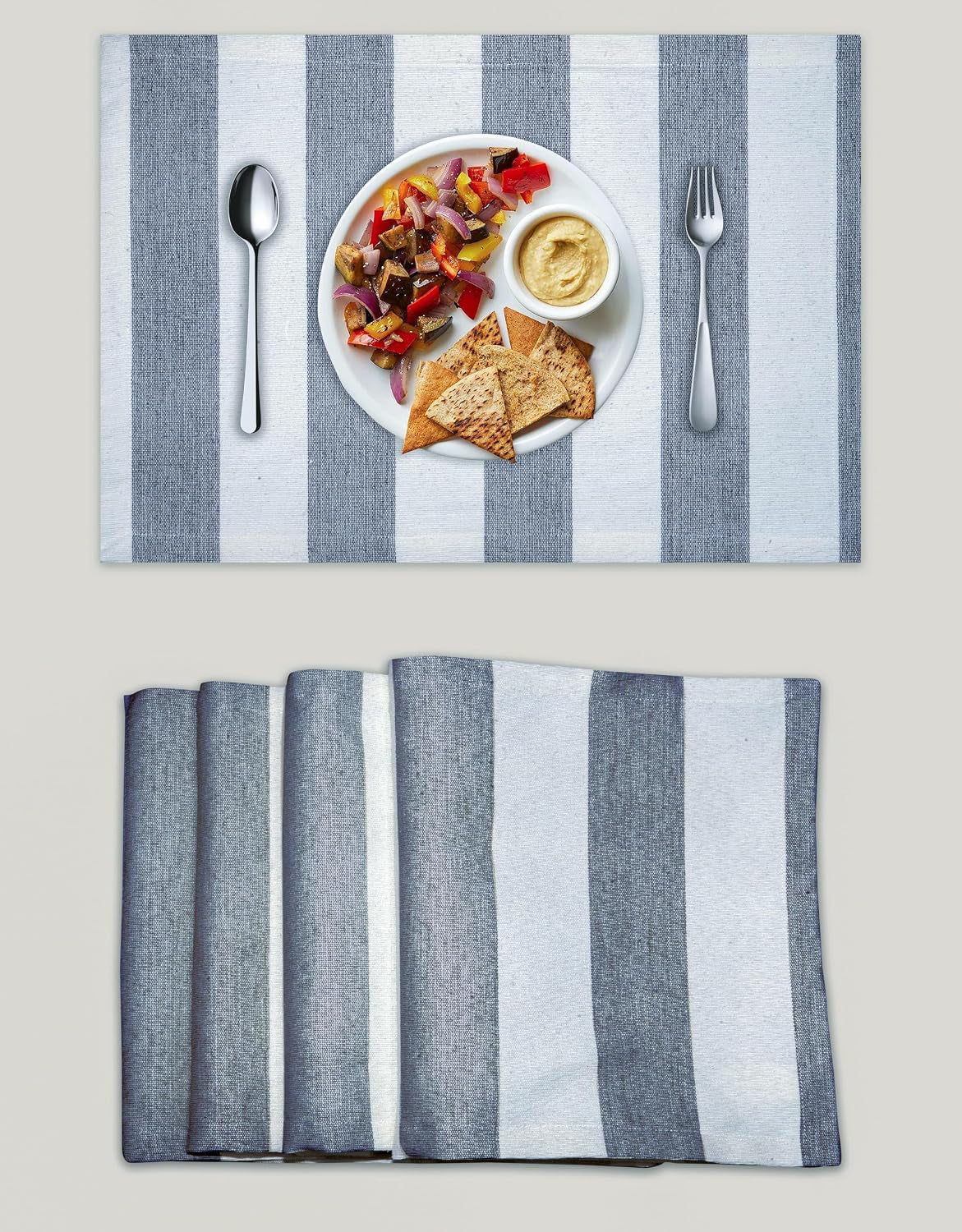 cloths-big-stripe-placemats-for-dining-table-set-of-4-heat-resistant-washable-100-cotton-table-mats-modern-place-mats-for-dining-table-decor-kitchen-table-linens-13-x-19-blue
