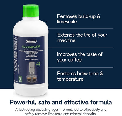 Ecodecalk Universal Descaler, for Coffee Machines 16.90 Oz | Safe Formula, Universally Compatible, 15 Month Supply, Easy to Use3