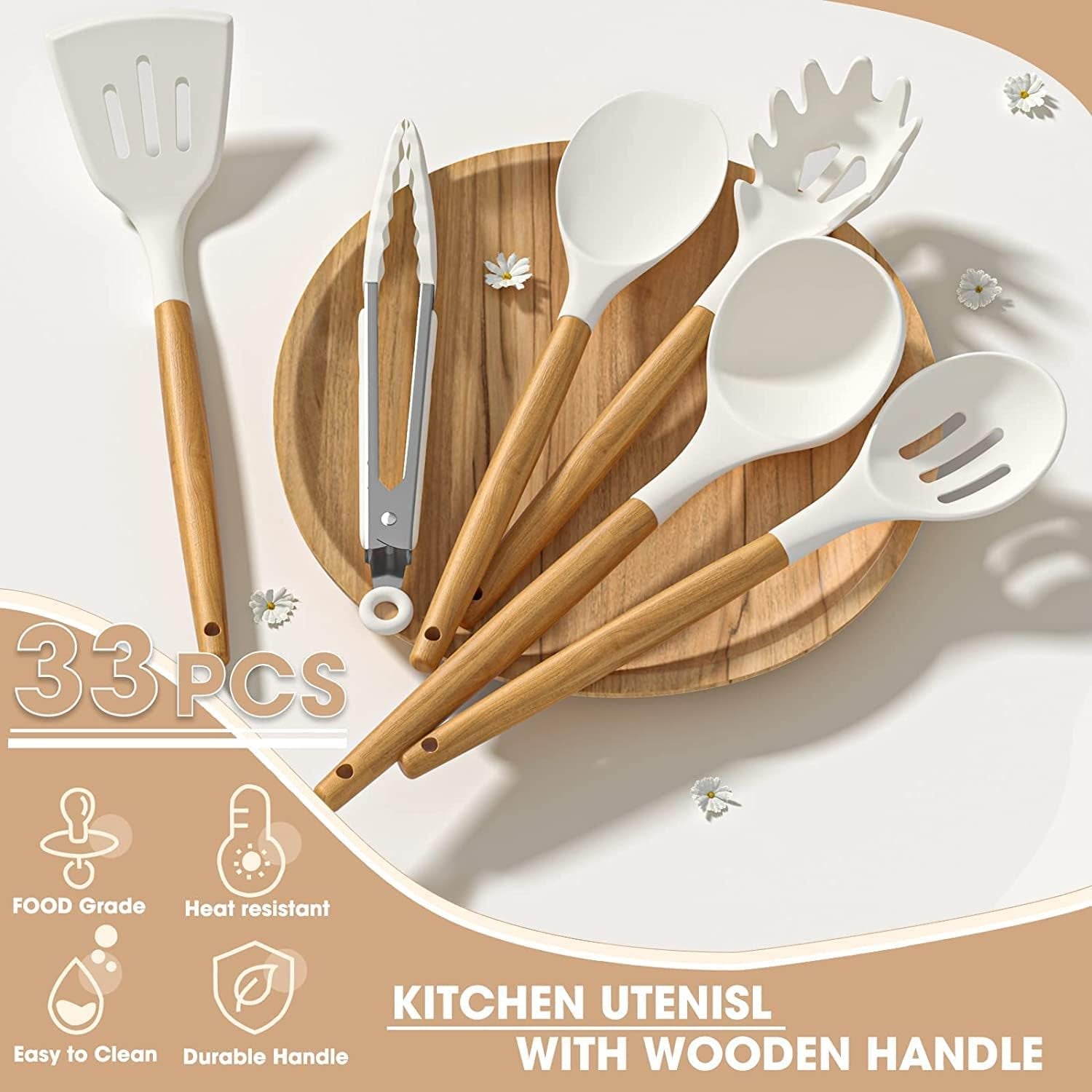 kitchen-cooking-utensils-set-33-pcs-non-stick-silicone-cooking-kitchen-utensils-spatula-set-with-holder-wooden-handle-silicone-kitchen-gadgets-utensil-set-cream-white