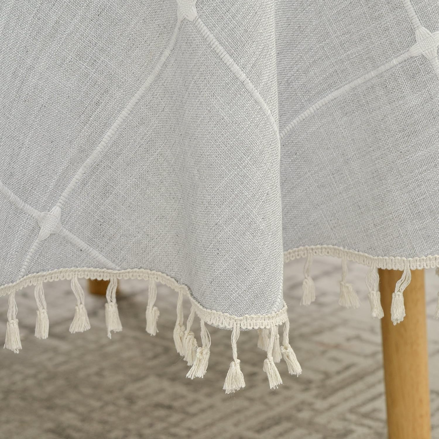 lattice-embroidery-plaid-round-tablecloth-with-tassel-round-70-inch-grey