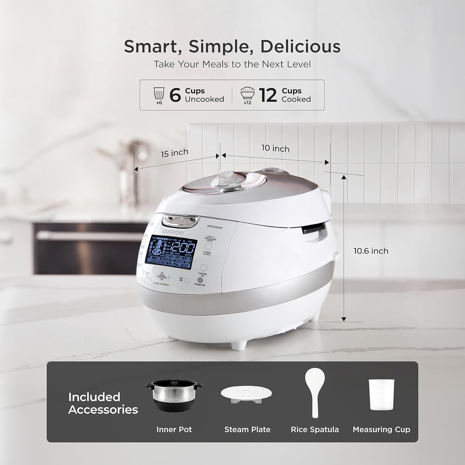cuckoo-high-pressure-induction-rice-cooker-12-cup-cooked-crp-bhss0609f-6-cup-uncooked-capacity-nonstick-inner-pot-16-cooking-modes-turbo-white-rice-in-14-21-minutes-auto-clean-made-in-korea