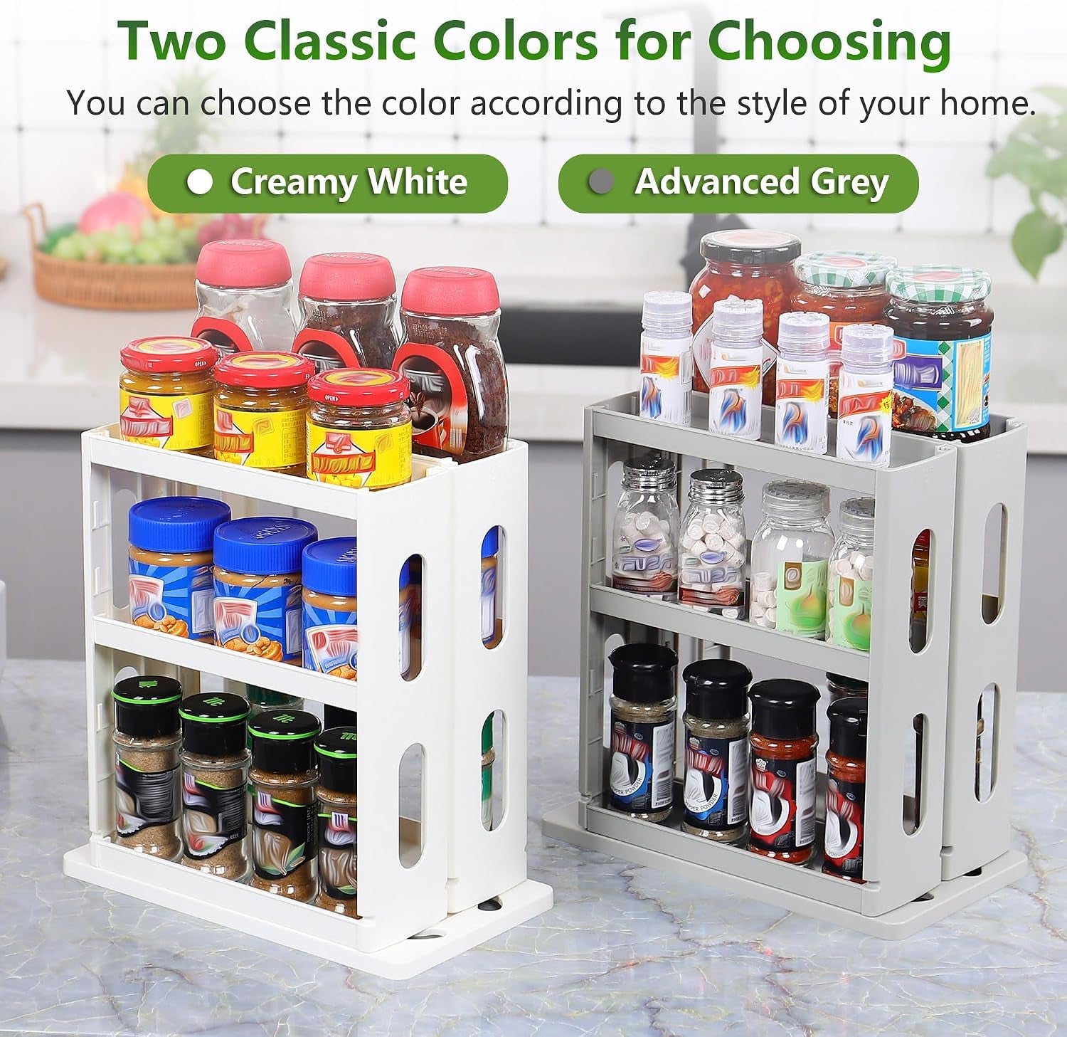 3-tier-pull-out-spice-rack-organizer-for-cabinet-height-adjustable-rotating-seasoning-holder-tool-free-snap-in-sliding-spice-shelf-for-kitchen-pantry-cupboard-countertop-10-4-d-x-5-8-w-x-10-8-h