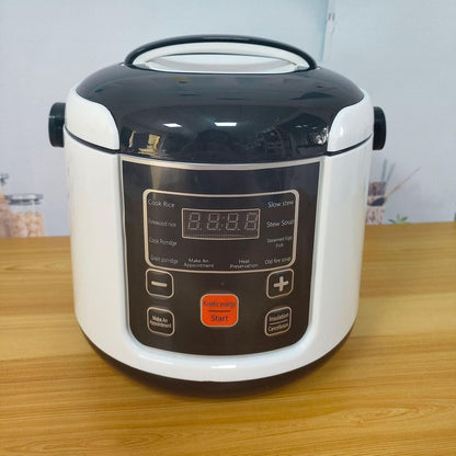 2L Rice Cooker Small, Mini Rice Cooker with Removable Nonstick Pot, Travel Rice Cooker for Soup Grain Oatmeal Veggie, Small Travel Cooker for 2‑4 People, Small Rice Cooker (12V)4