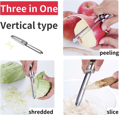 Stainless Steel Peeler Long Vegetable Peeler 8.5 Inch3