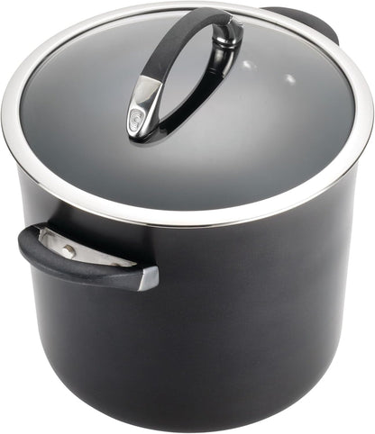 Symmetry Hard Anodized Nonstick Cookware, Cooking Pots, Induction Pots and Pans Set, 11-Piece, Black4
