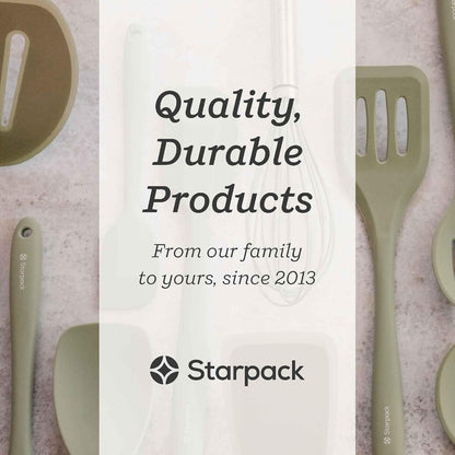 Starpack 'Head Turner' Premium Silicone Turner Spatula, 11.4" Slotted Spatula - Up-To 600°F High Heat Resistant Silicone Slotted Spatulas for Cooking, LFGB Grade Non Stick Rubber Turner Spatula5