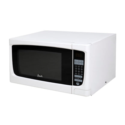 MO1450TW Microwave Oven 1000-Watts Compact with 9 Pre-Set Cooking Settings, Speed Defrost, Electronic Control Panel and Glass Turntable, 1.4 Cu.Ft., White4