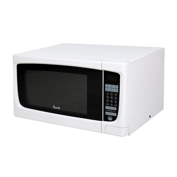 MO1450TW Microwave Oven 1000-Watts Compact with 9 Pre-Set Cooking Settings, Speed Defrost, Electronic Control Panel and Glass Turntable, 1.4 Cu.Ft., White4