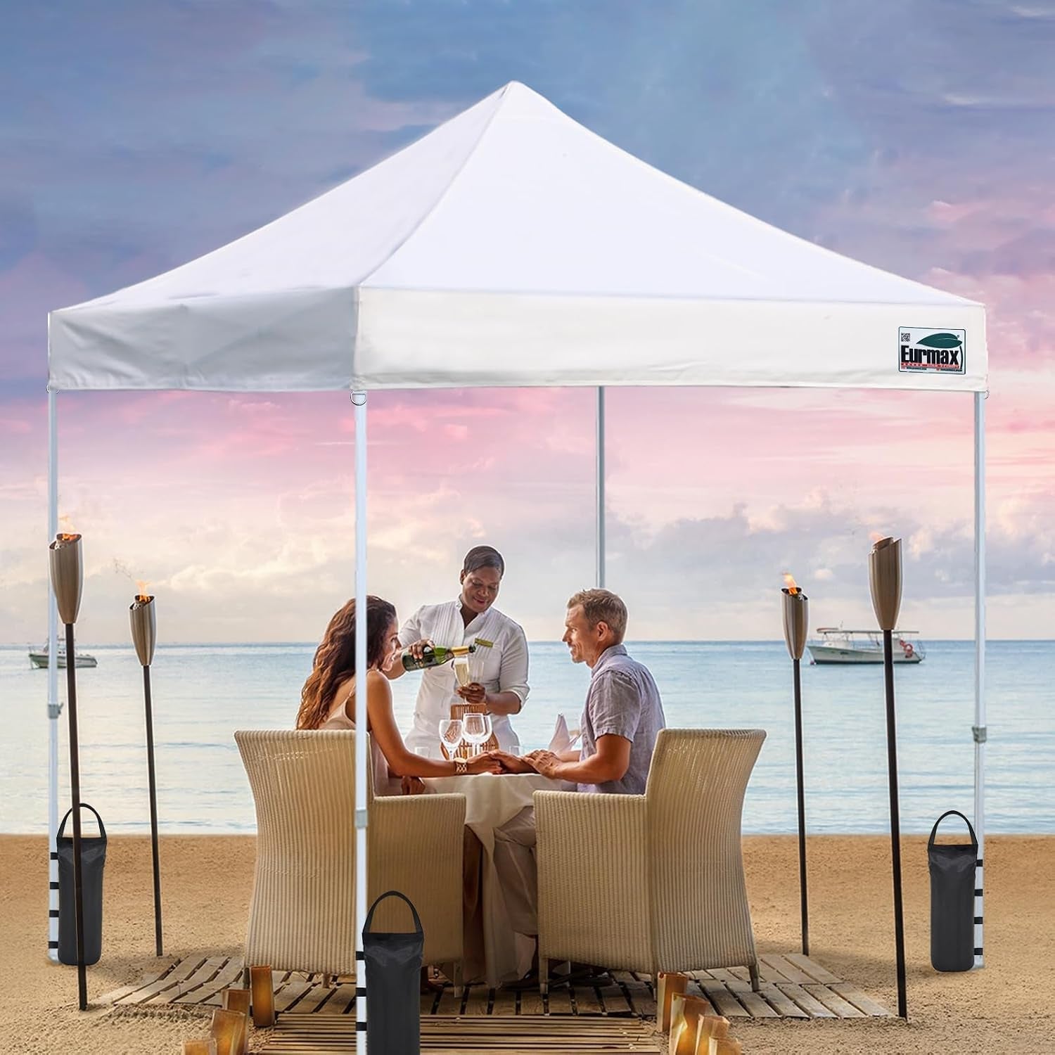 usa-125lbs-4-pack-universal-canopy-weights-secure-wind-protection-to-prevent-tipping-easy-wrap-around-installation-heavy-duty-sandbags-without-sand-fits-all-instant-shelter-legs-black