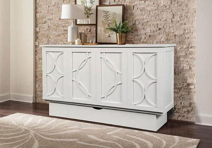 Queen CREDEN-ZZZ Brussels Cabinet BEDNEW White Color and Style2