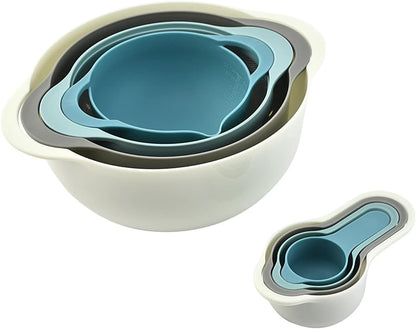 Plastic Nesting Bowls Set, 8 Pieces1