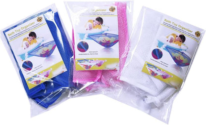 Bath Toy Organizer with 3 Strong Suction Cups Mounted Bath/Shower Caddy Storage Solution Bath Toy Storage Net & Bathroom Corner Shower Caddy Bag Bathroom Storage Bag6