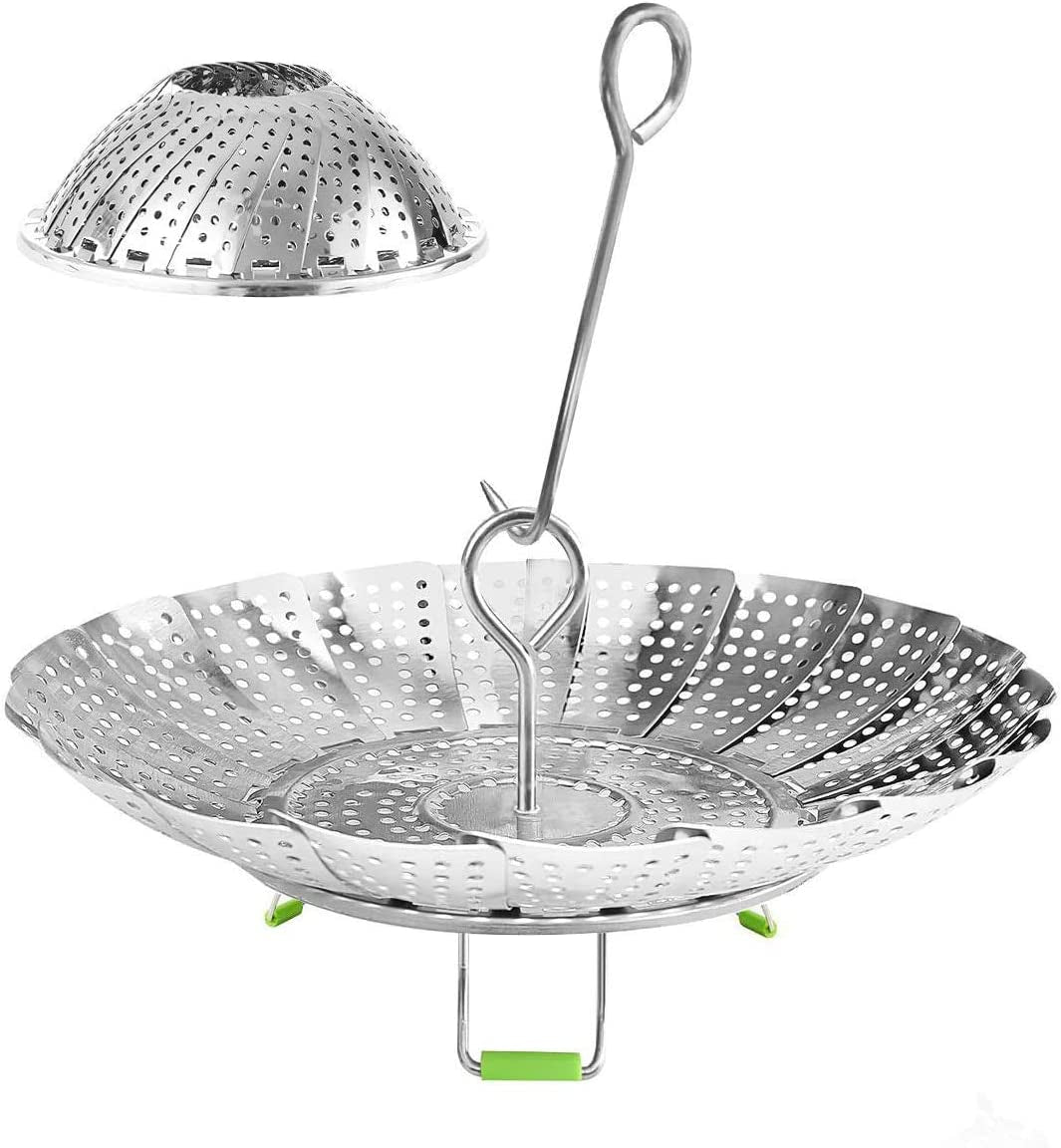 stainless-steel-steamer-basket-vegetable-steamer-basket-for-instant-pot-insert-for-veggie-seafood-cooking-boiled-eggs-with-safety-tool-adjustable-sizes-to-fit-various-pots-5-1-to-9-5