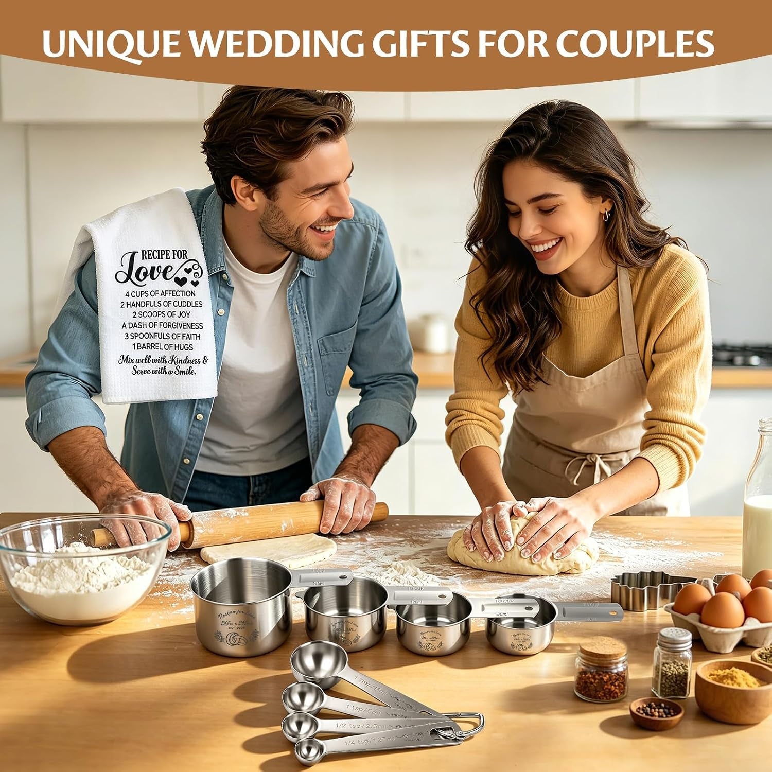 wedding-gifts-for-couples-2026-bridal-shower-gifts-for-bride-to-be-engagement-gift-for-newlyweds-bride-gift-mr-and-mrs-measuring-cups-and-spoons-set-with-dish-towel