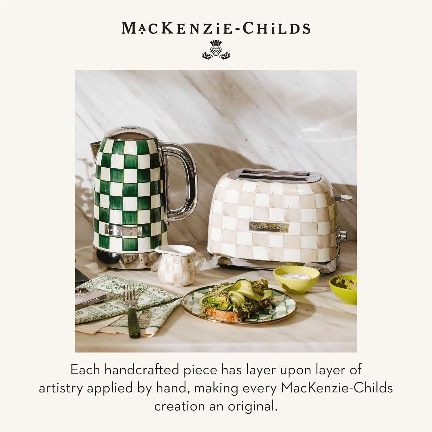 mackenzie-childs-2-slice-toaster-decorative-toaster-for-kitchen-brown-and-white-mocha-check