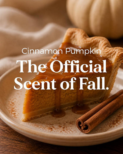 Cinnamon Pumpkin Scented Candle Fall Baking Spice Aroma for Halloween Decor2