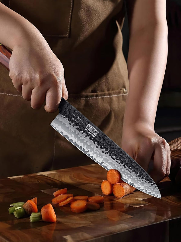 5 Pieces Knife Set, Japanese High Carbon Steel Kitchen Knife Sets | Ultra Sharp Chef Knife Set for Kitchen, Professional Kitchen Knives with Ergonomic Handle, Thoughtful Gifts for Men/Woman6