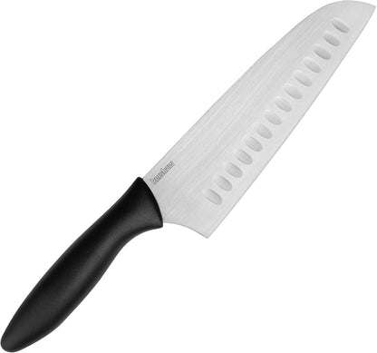 6.5” Santoku Knife, Black, 6.5 Inch Santoku Blade1