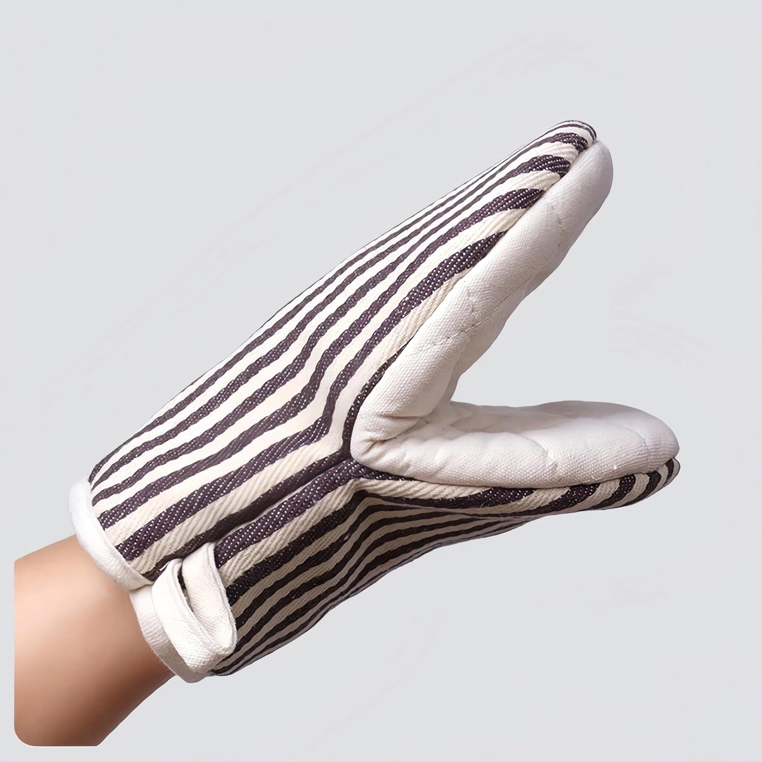 1-pair-mini-oven-mitts-high-heat-resistant-oven-gloves-kitchen-short-oven-mit-with-hanging-loop-for-bbq-baking-cooking-and-grilling-khaki
