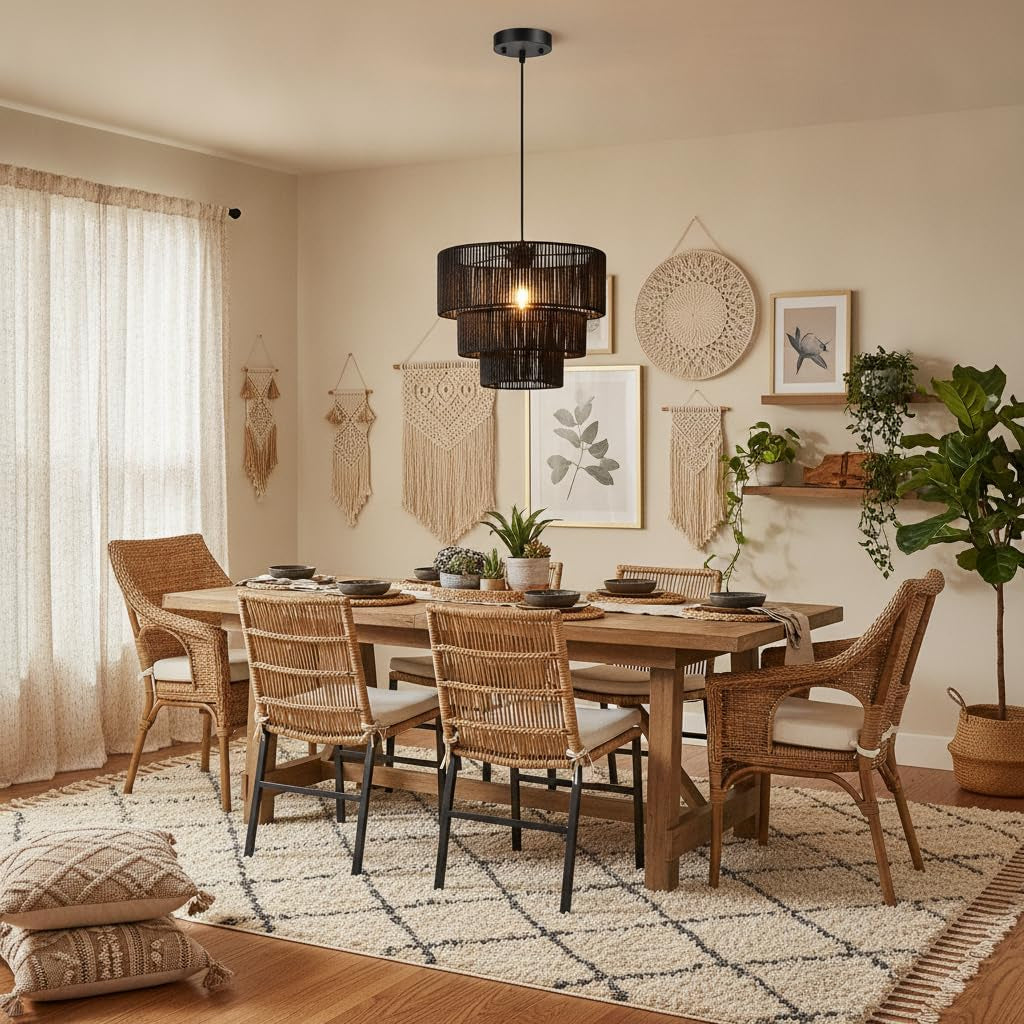 boho-rattan-chandelier-light-3-tier-hand-woven-pendant-ceiling-light-13-farmhouse-coastal-wicker-chandelier-hanging-light-for-living-room-kitchen-island-bedroom-adjustable-cord-black