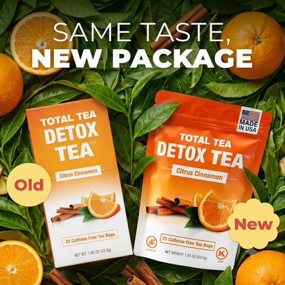 Slimming Detox Caffeine Free Chamomile Hibiscus Ginger Root | Natural Citrus & Cinnamon Tea for Colon Cleanse, Digestive Health, Bloating and Healthy Weight Loss Support3